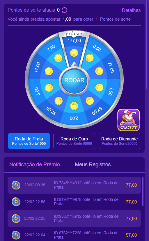 Segurança App cwc777.com
